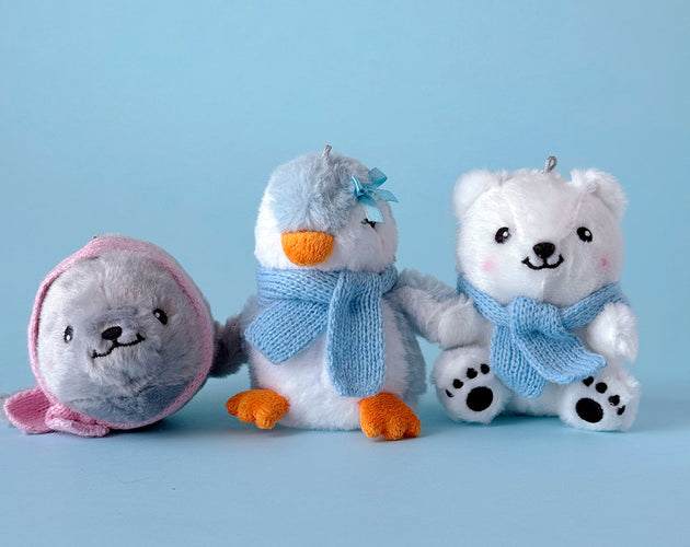 Magnetic Arctic Trio Keychain Set 5''
